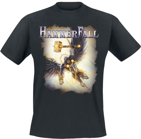 T-Shirt Manches courtes  de HammerFall - Hammer of dawn - S à 5XL - pour Homme - noir - HammerFall