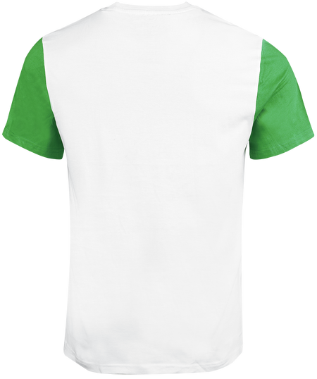 T-Shirt Manches courtes Gaming de Pokémon - Bulbizarre - S à XXL - pour Homme - blanc/vert - Pokémon - View 2