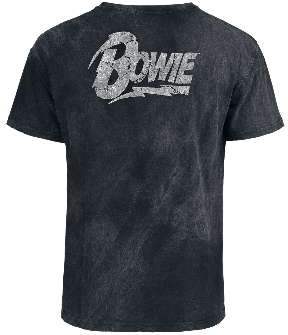 T-Shirt Manches courtes  de David Bowie - Lightning - S à 3XL - pour Homme - noir - David Bowie - View 2