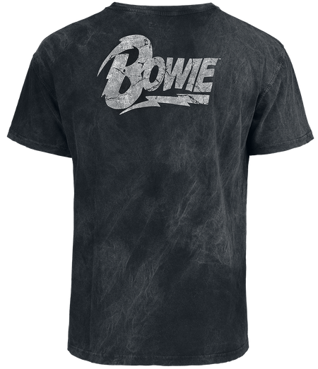T-Shirt Manches courtes  de David Bowie - Lightning - S à 3XL - pour Homme - noir - David Bowie - View 2