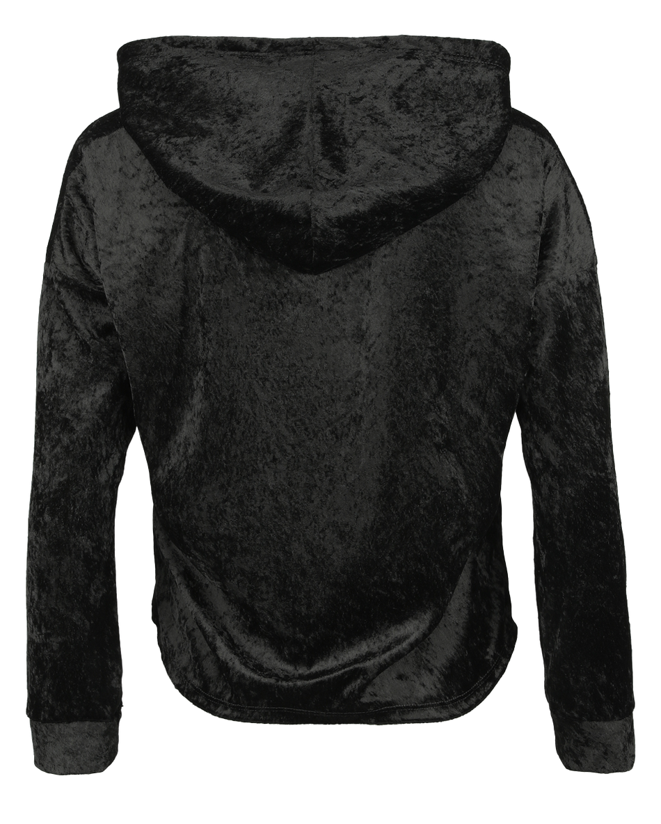 Sweat-shirt à capuche Gothic de Outer Vision - Iman - L à XXL - pour Femme - noir - Outer Vision - View 2