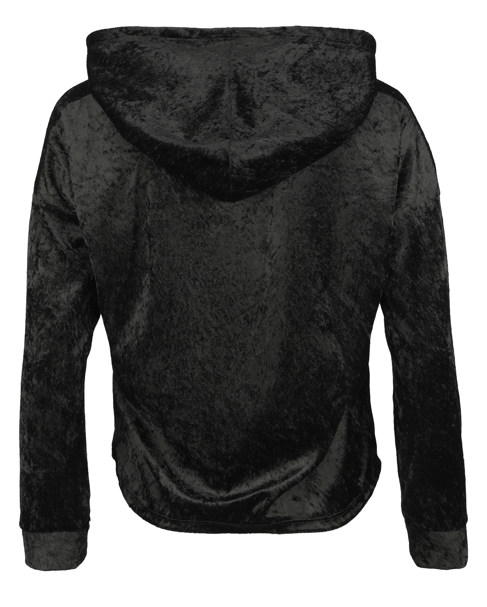 Sweat-shirt à capuche Gothic de Outer Vision - Iman - L à XXL - pour Femme - noir - Outer Vision - View 2