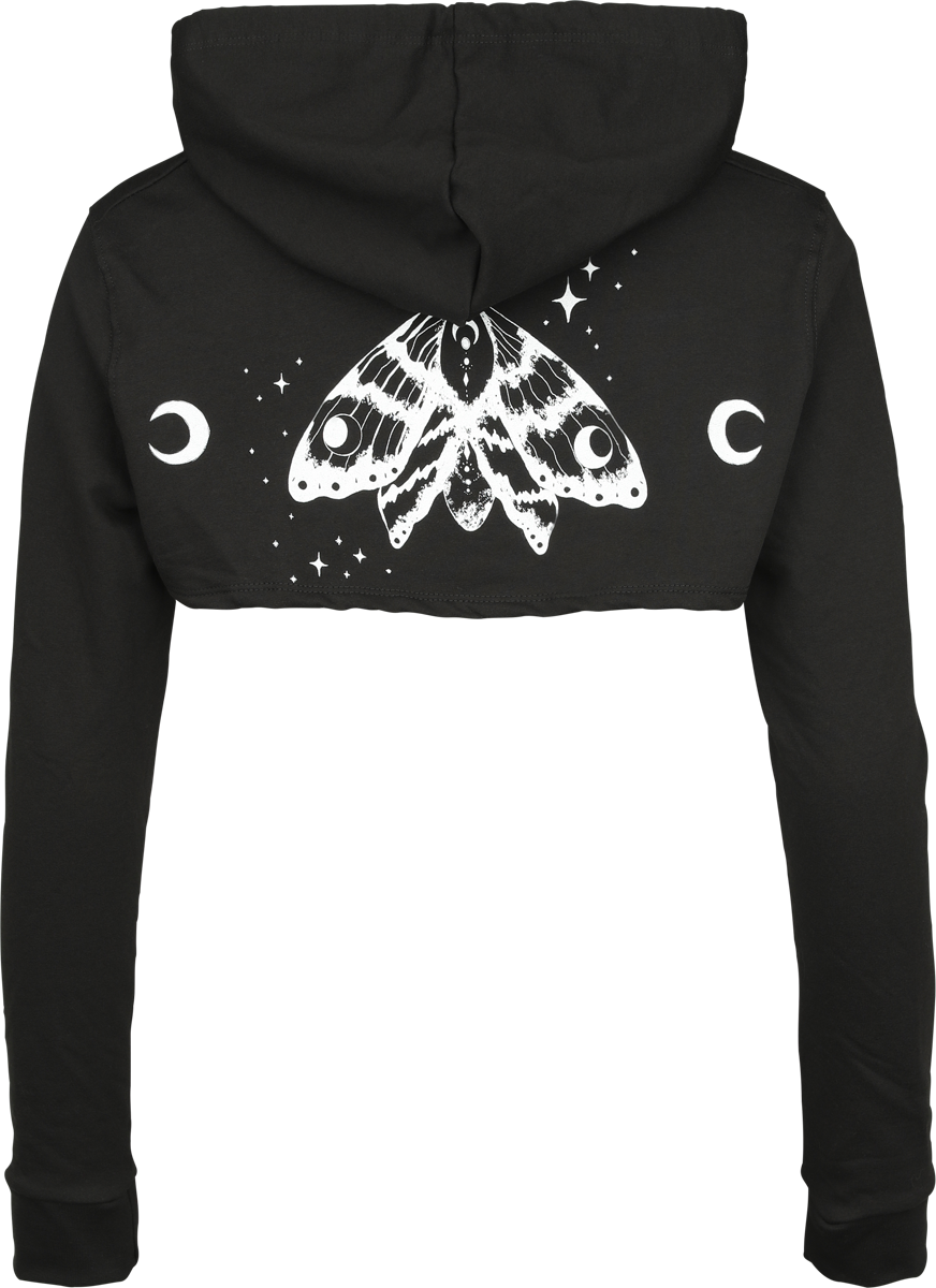 Sweat-shirt à capuche Gothic de Outer Vision - Doris - S à XXL - pour Femme - noir - Outer Vision - View 2