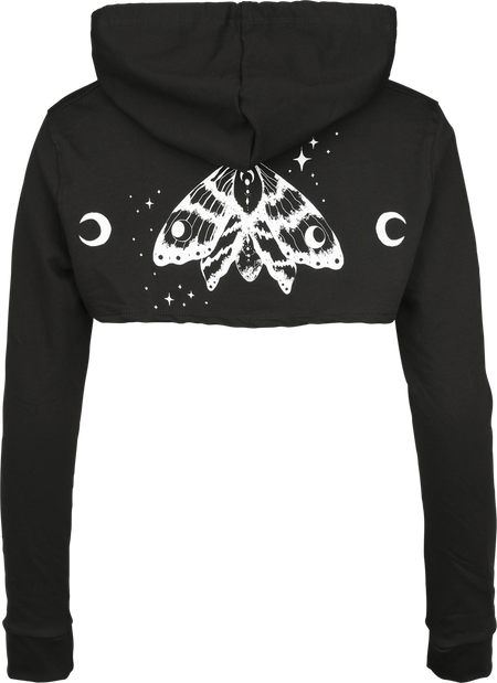 Sweat-shirt à capuche Gothic de Outer Vision - Doris - S à XXL - pour Femme - noir - Outer Vision - View 2