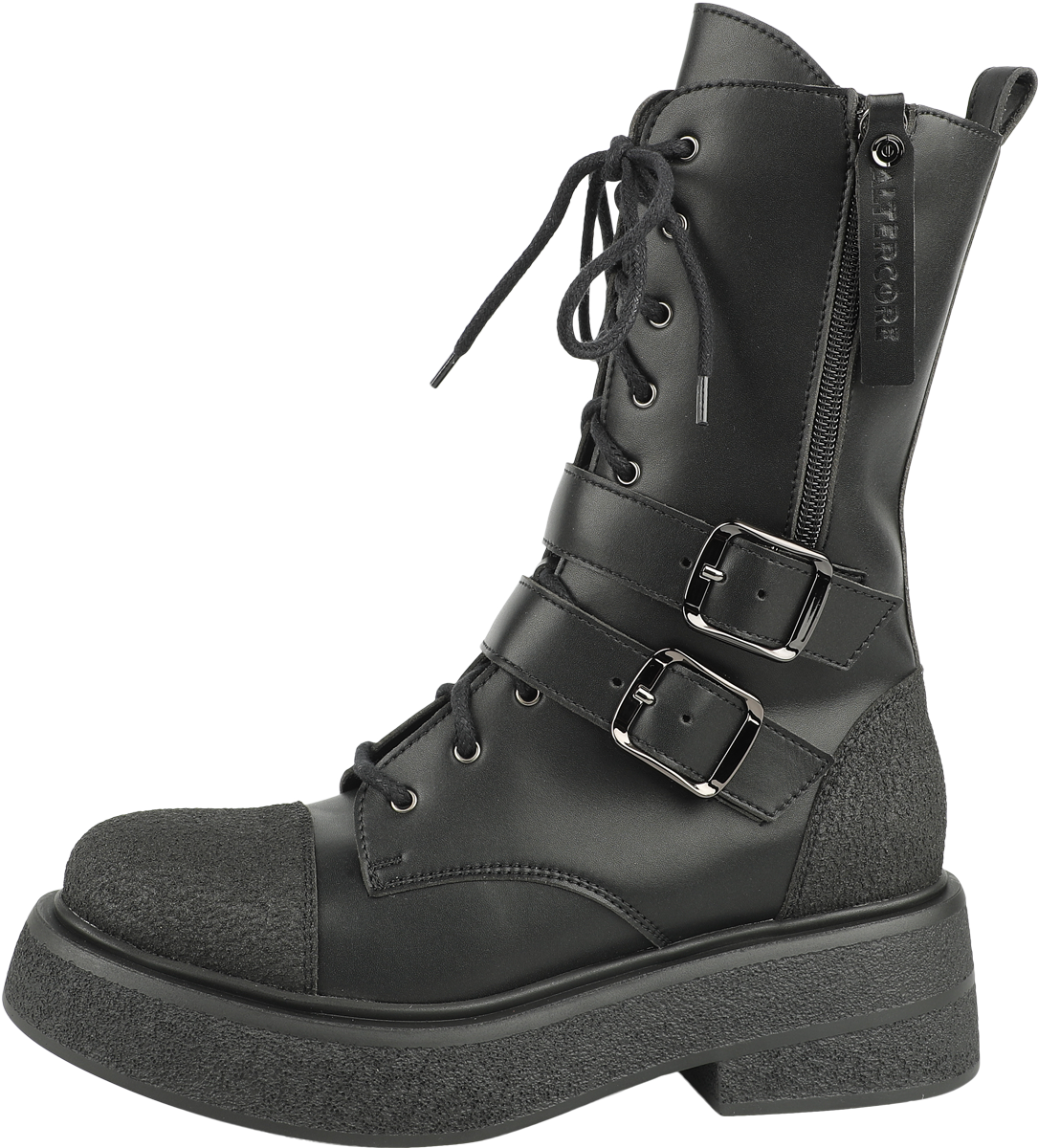 Bottes Gothic de Altercore - Riley Vegan - EU36 - pour Femme - noir - Altercore - View 2