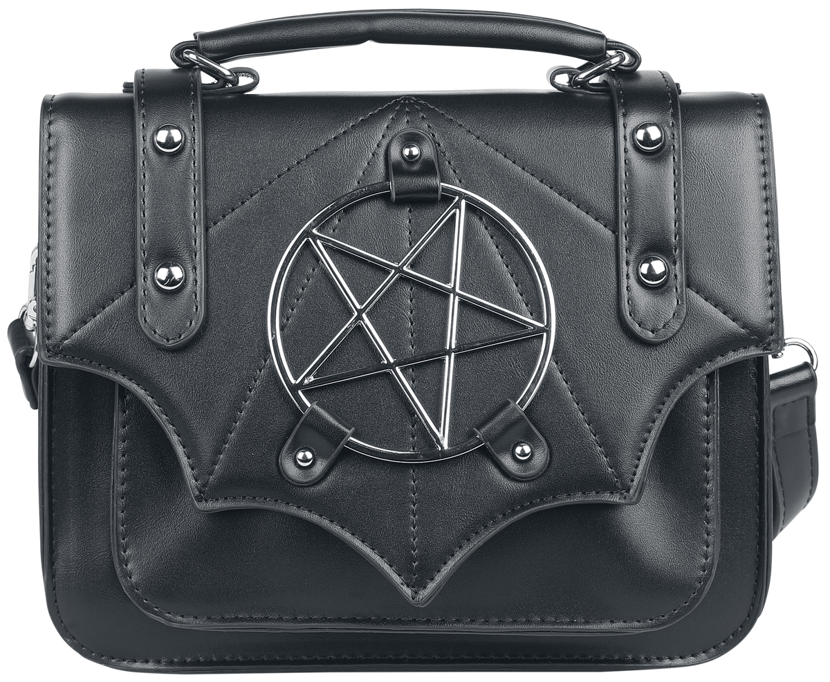 Sac à main Gothic de Banned Alternative - Moloch Pentagram - pour Femme - noir - Banned Alternative - View 2