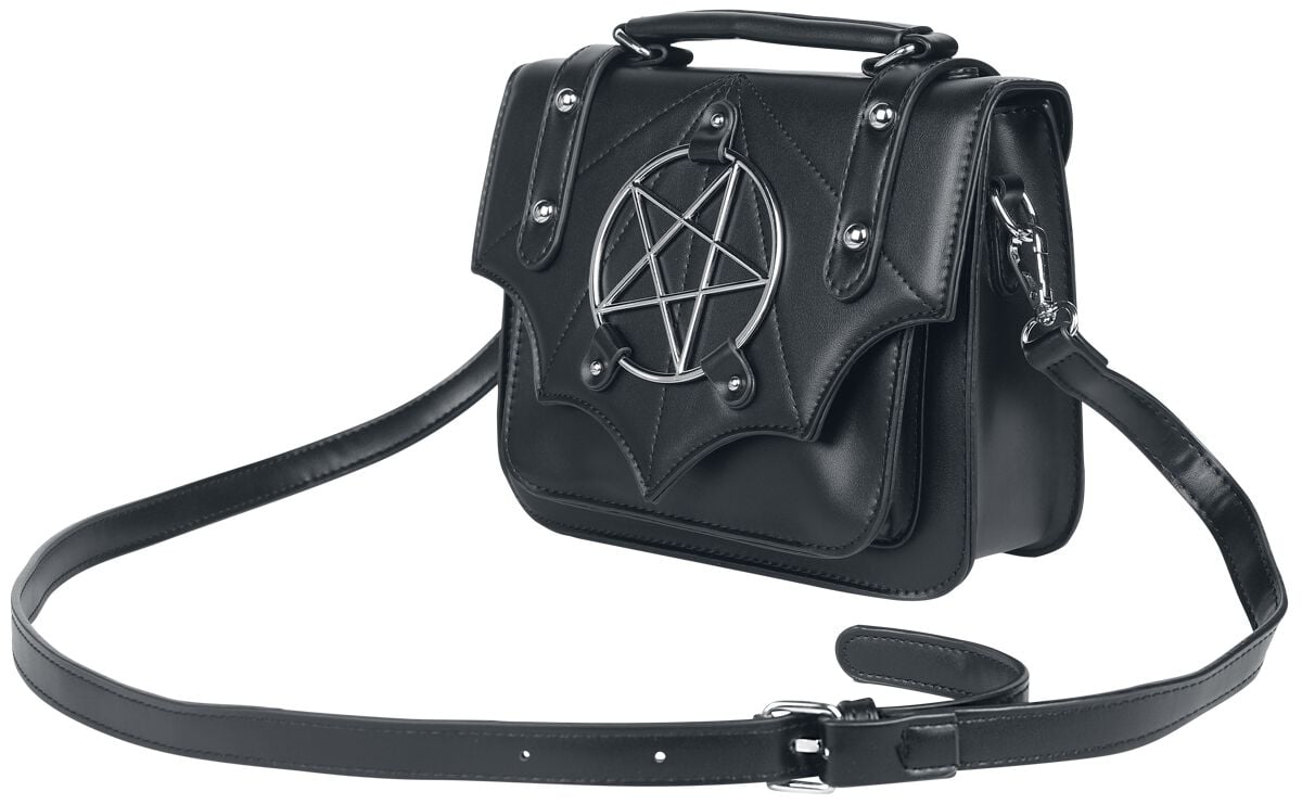 Sac à main Gothic de Banned Alternative - Moloch Pentagram - pour Femme - noir - Banned Alternative