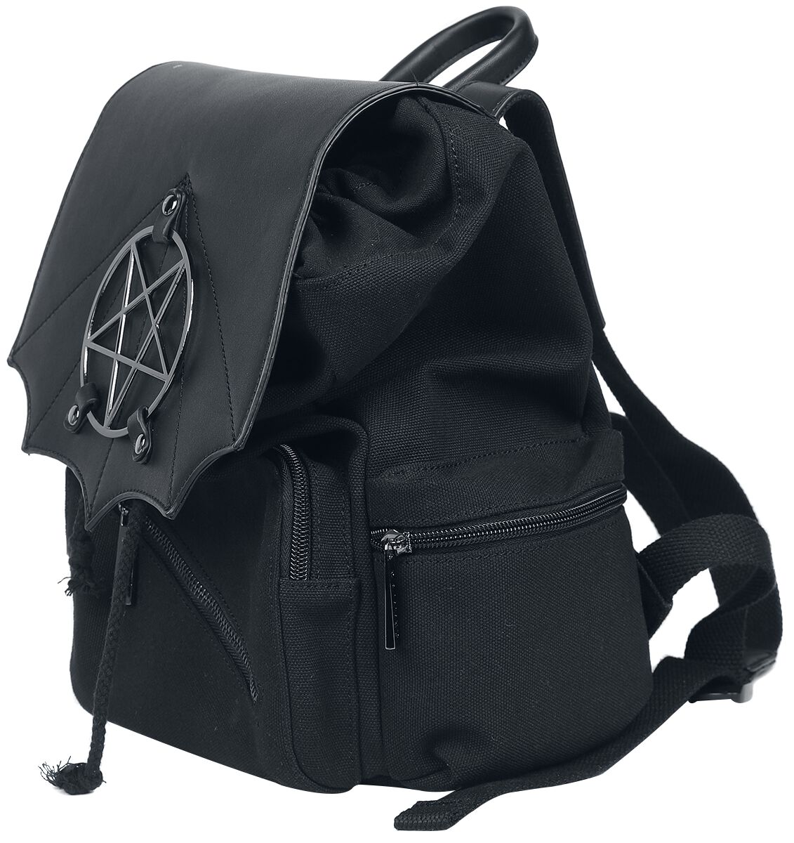 Sac à dos Gothic de Banned Alternative - Moloch Pentagram - pour Femme - noir - Banned Alternative