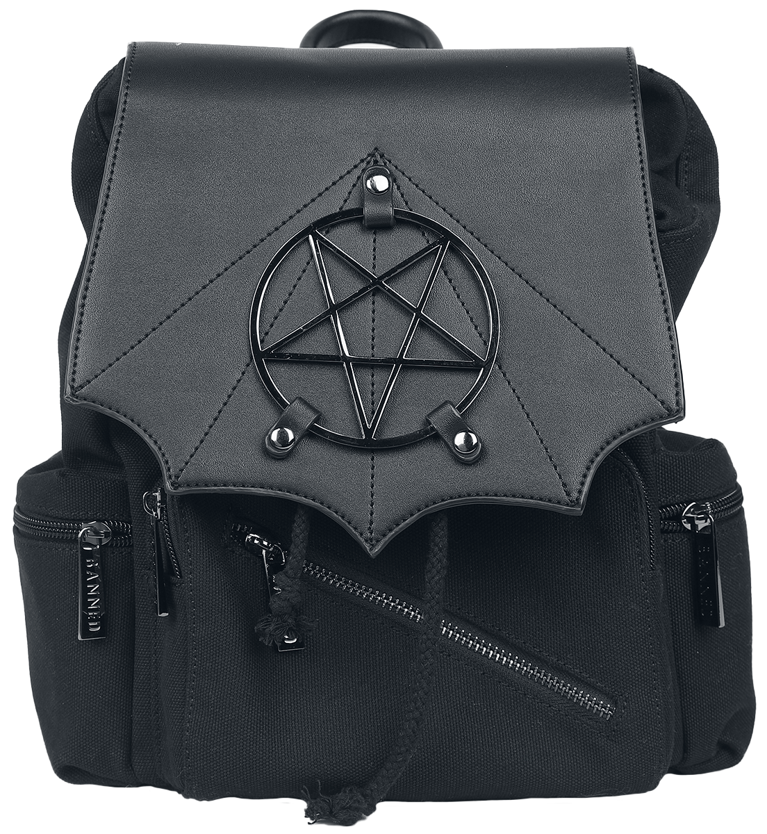 Sac à dos Gothic de Banned Alternative - Moloch Pentagram - pour Femme - noir - Banned Alternative - View 2