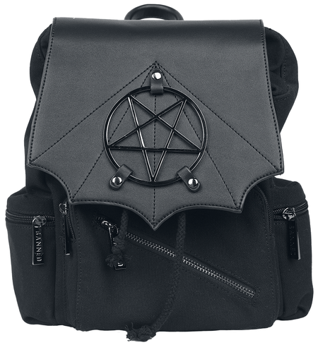 Sac à dos Gothic de Banned Alternative - Moloch Pentagram - pour Femme - noir - Banned Alternative - View 2