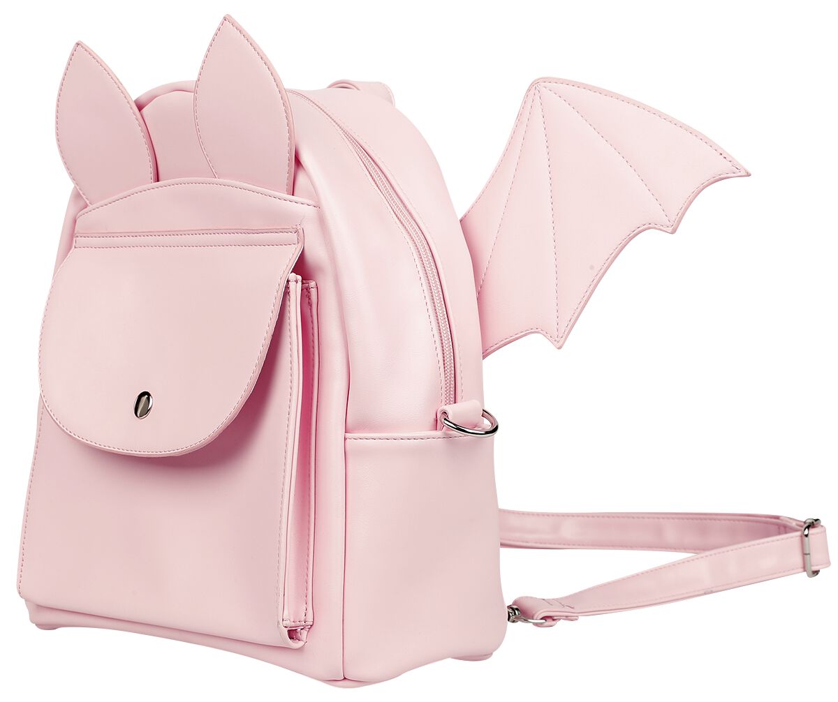 Mini Sac À Dos Gothic de Banned Alternative - Chauve-Souris - pour Femme - rose - Banned Alternative