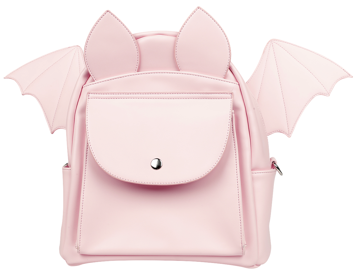 Mini Sac À Dos Gothic de Banned Alternative - Chauve-Souris - pour Femme - rose - Banned Alternative - View 2