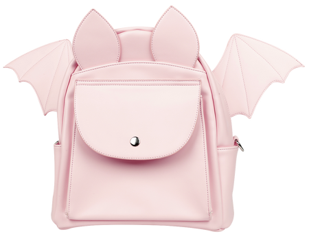 Mini Sac À Dos Gothic de Banned Alternative - Chauve-Souris - pour Femme - rose - Banned Alternative - View 2