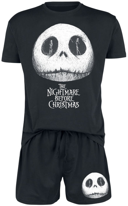 Pyjama Disney de L'Étrange Noël De Monsieur Jack - Jack Et Sally - S à 3XL - pour Homme - noir - L'Étrange Noël De Monsieur Jack