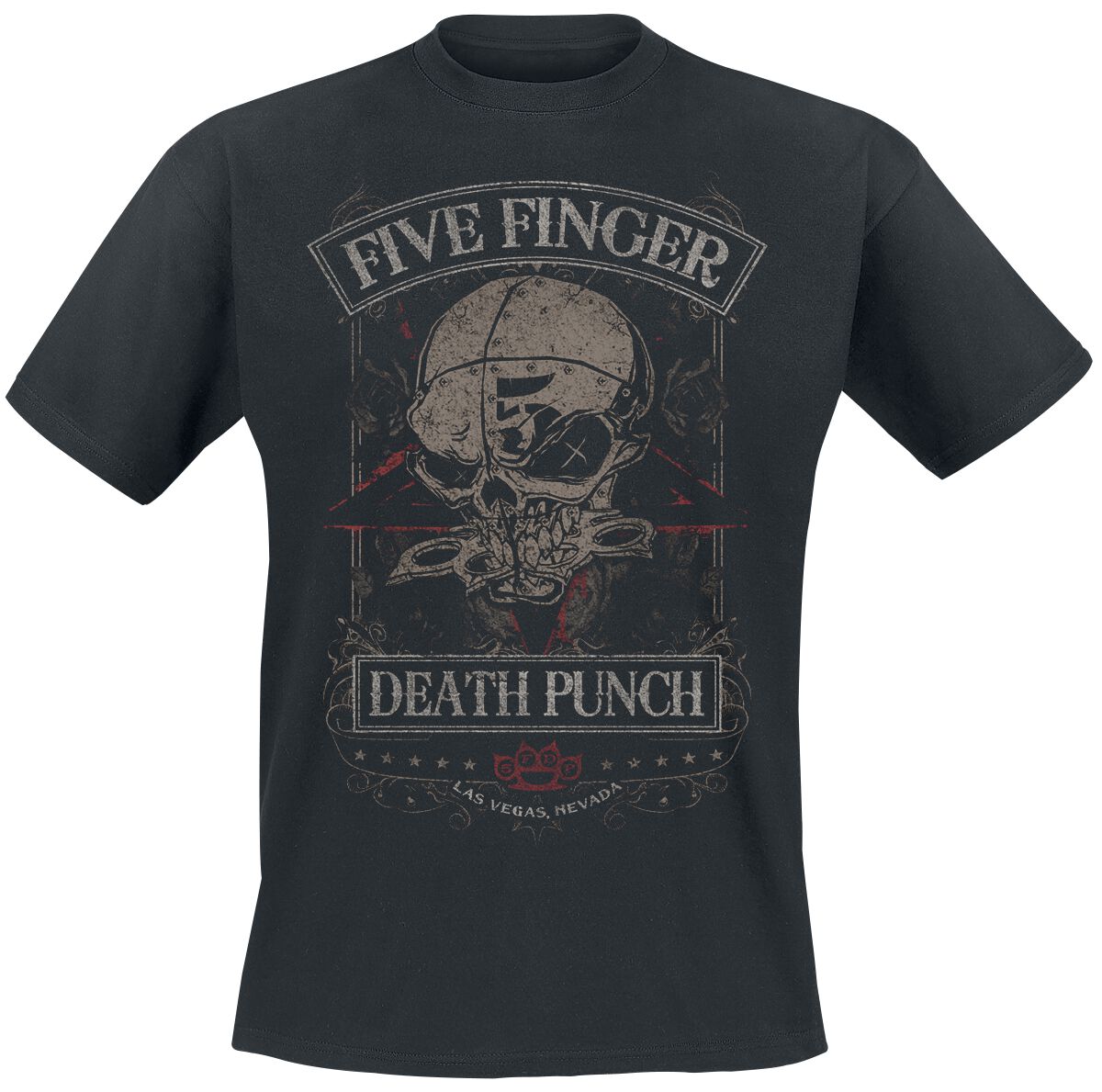 T-Shirt Manches courtes  de Five Finger Death Punch - Wicked - S à 4XL - pour Homme - noir - Five Finger Death Punch