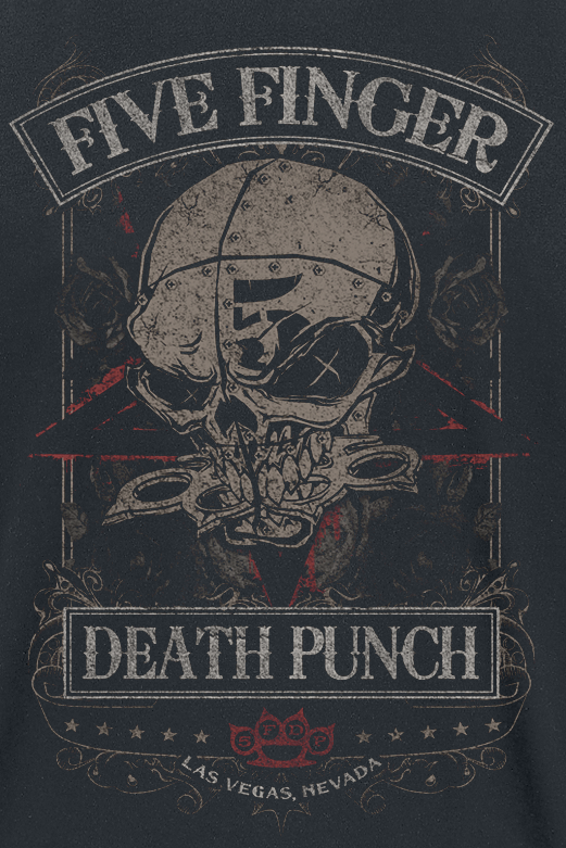 T-Shirt Manches courtes  de Five Finger Death Punch - Wicked - S à 4XL - pour Homme - noir - Five Finger Death Punch - View 2