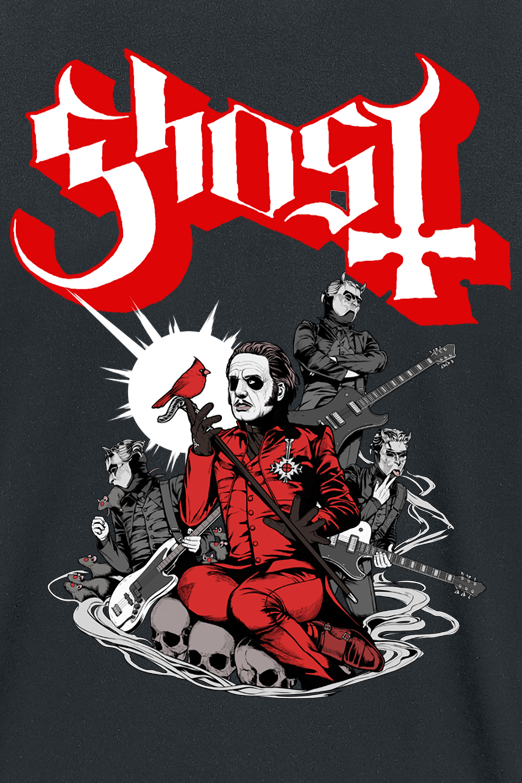 T-Shirt Manches courtes  de Ghost - Cardinale - S à 4XL - pour Homme - noir - Ghost - View 2