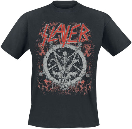 T-Shirt Manches courtes  de Slayer - Divine Skeleton - S à 4XL - pour Homme - noir - Slayer