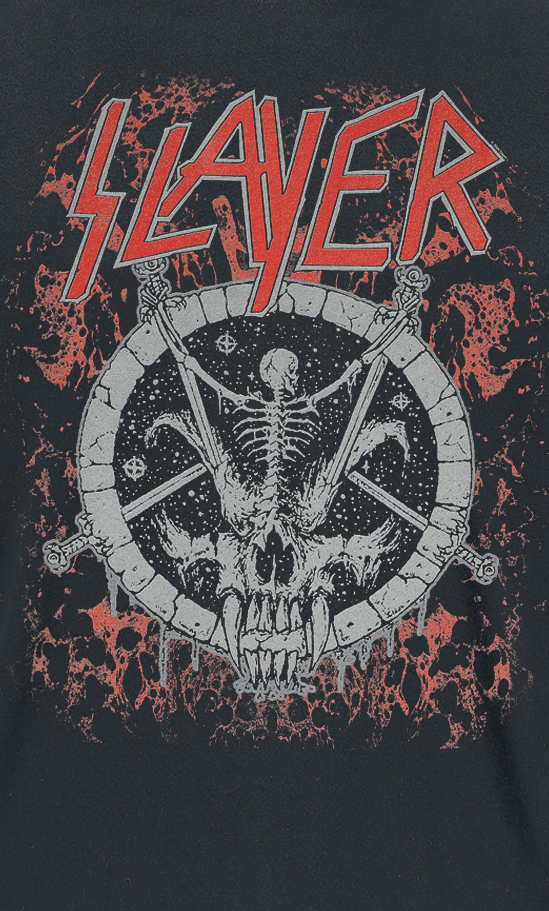 T-Shirt Manches courtes  de Slayer - Divine Skeleton - S à 4XL - pour Homme - noir - Slayer - View 2