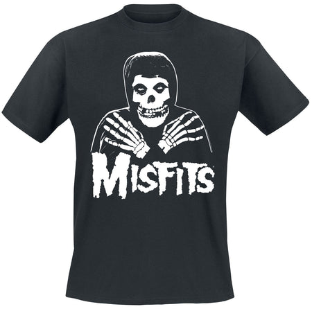 T-Shirt Manches courtes  de Misfits - Misfits Skull - S à 3XL - pour Homme - noir - Misfits