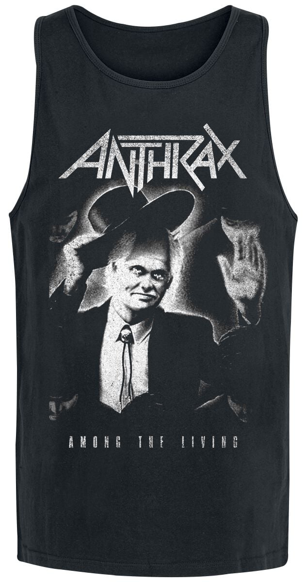 Débardeur  de Anthrax - ATL Greyscale - S à 4XL - pour Homme - noir - Anthrax