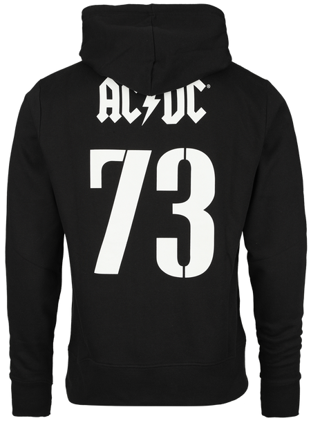 Sweat-shirt à capuche  de AC/DC - Logo - S à M - pour Homme - noir/blanc - AC/DC - View 2