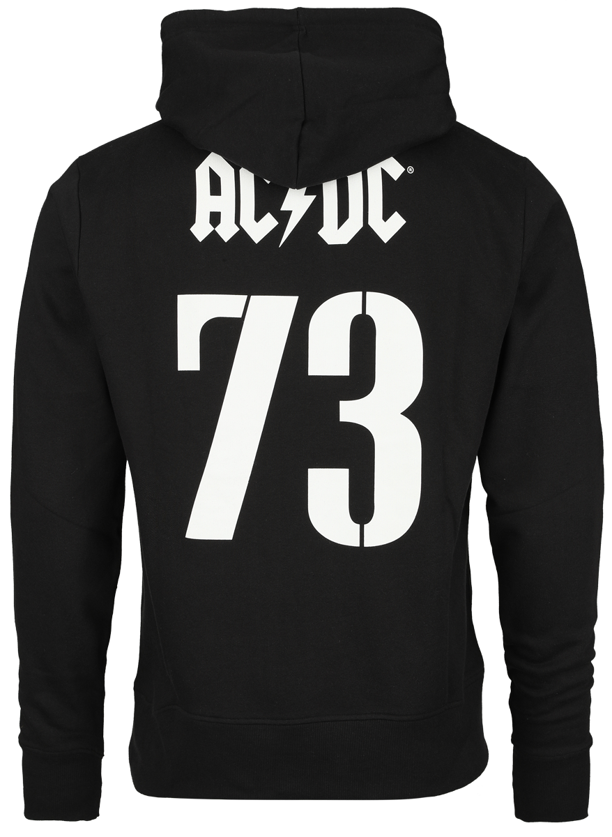 Sweat-shirt à capuche  de AC/DC - Logo - S à M - pour Homme - noir/blanc - AC/DC - View 2
