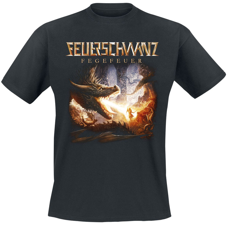 T-Shirt Manches courtes  de Feuerschwanz - Fegefeuer - M à 3XL - pour Homme - noir - Feuerschwanz