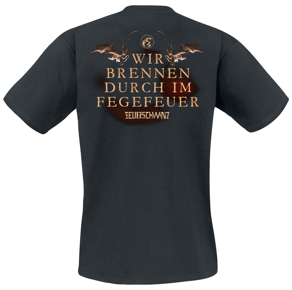 T-Shirt Manches courtes  de Feuerschwanz - Fegefeuer - M à 3XL - pour Homme - noir - Feuerschwanz - View 2