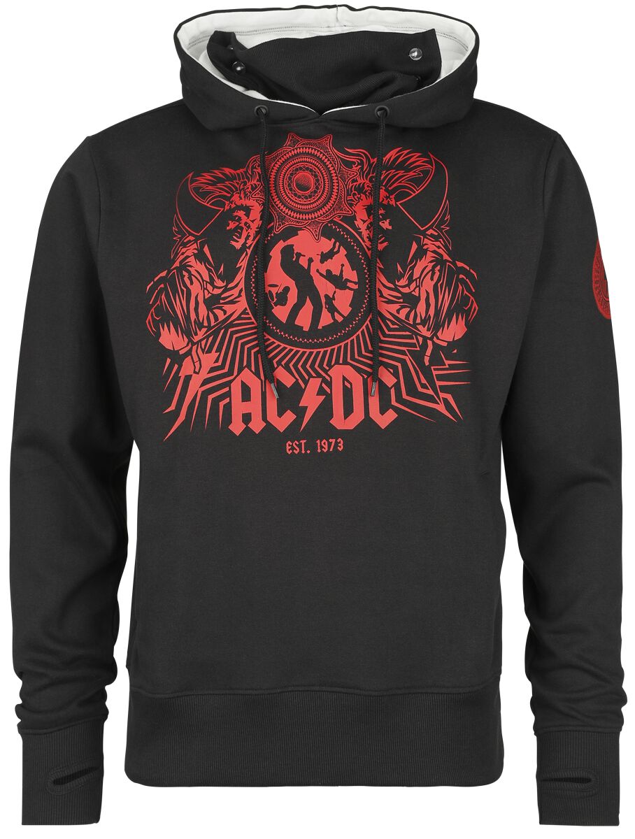 Sweat-shirt à capuche  de AC/DC - Black Ice - S à M - pour Homme - noir - AC/DC