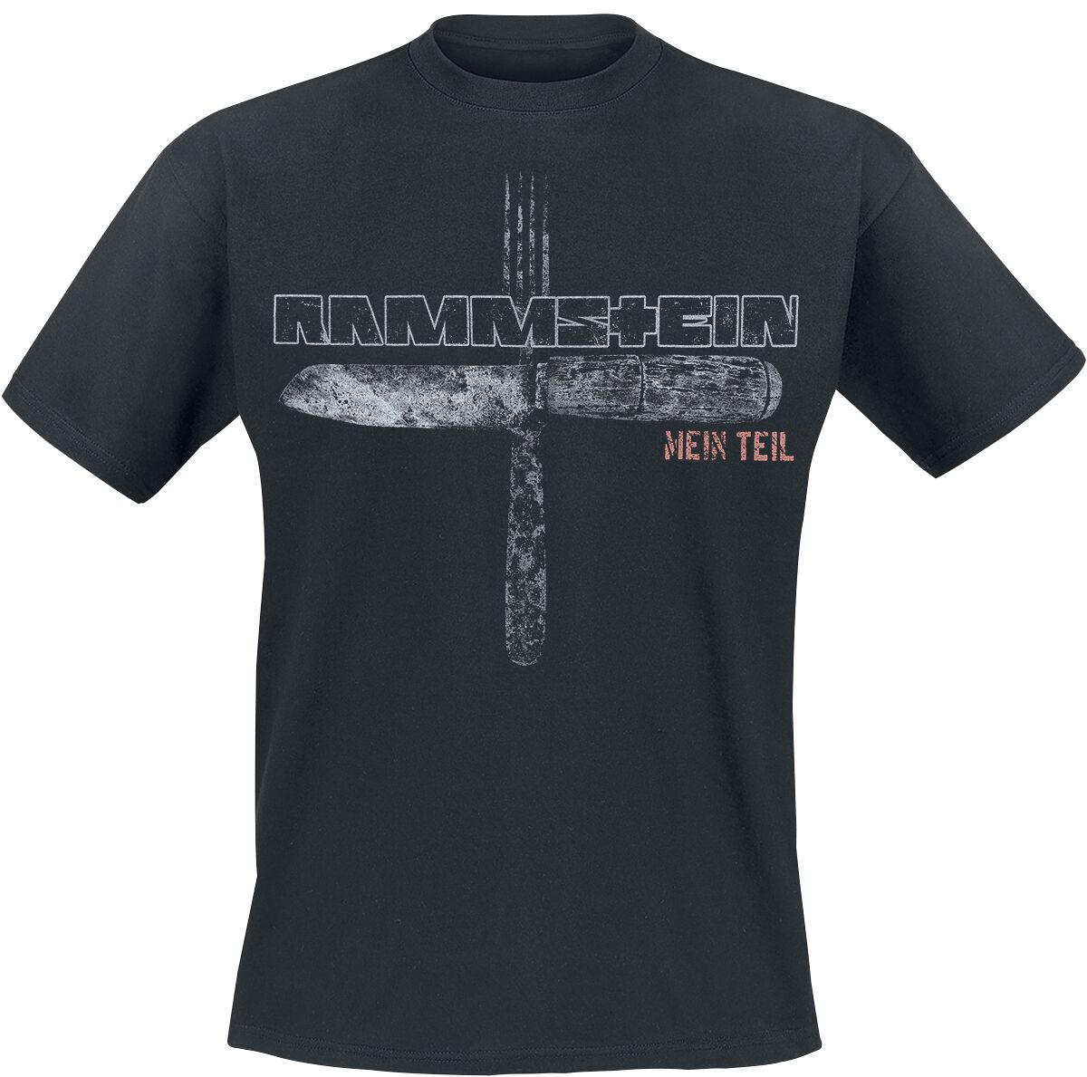 T-Shirt Manches courtes  de Rammstein - Mein Teil 2.0 - M à 3XL - pour Homme - noir - Rammstein