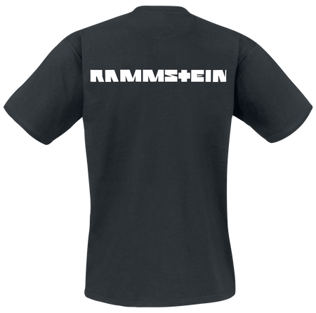 T-Shirt Manches courtes  de Rammstein - Links 2-3-4 - S à 5XL - pour Homme - noir - Rammstein - View 2