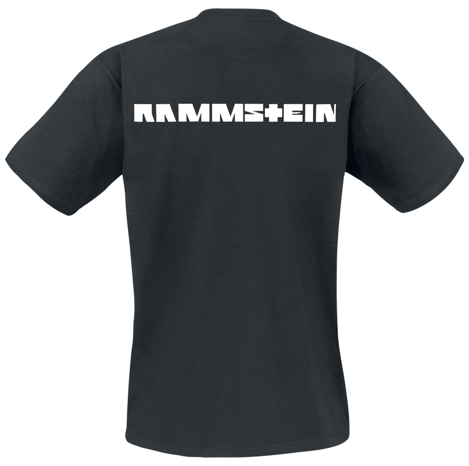 T-Shirt Manches courtes  de Rammstein - Links 2-3-4 - S à 5XL - pour Homme - noir - Rammstein - View 2