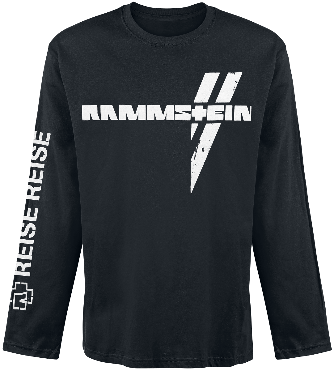 T-shirt manches longues  de Rammstein - Croix Blanche - M à XXL - pour Homme - noir - Rammstein - View 2