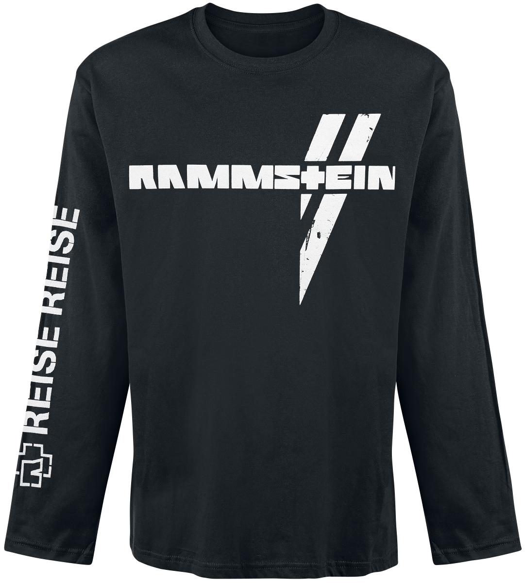 T-shirt manches longues  de Rammstein - Croix Blanche - M à XXL - pour Homme - noir - Rammstein - View 2