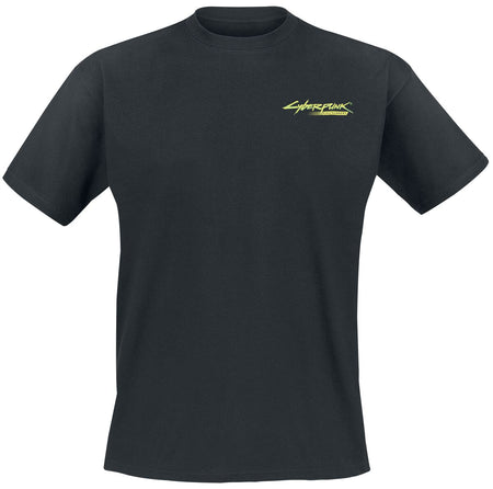 T-Shirt Manches courtes Gaming de Cyberpunk - Edgerunners - David - S à XXL - pour Homme - noir - Cyberpunk