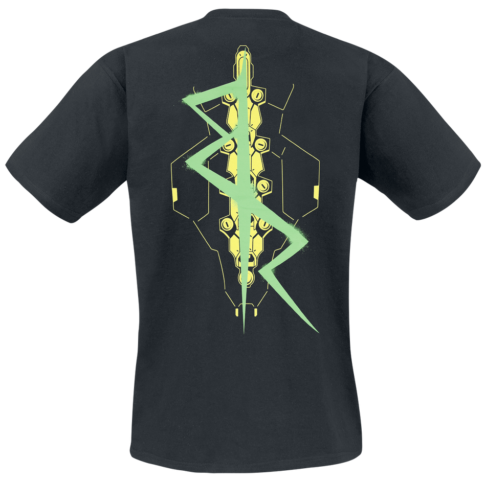 T-Shirt Manches courtes Gaming de Cyberpunk - Edgerunners - David - S à XXL - pour Homme - noir - Cyberpunk - View 2