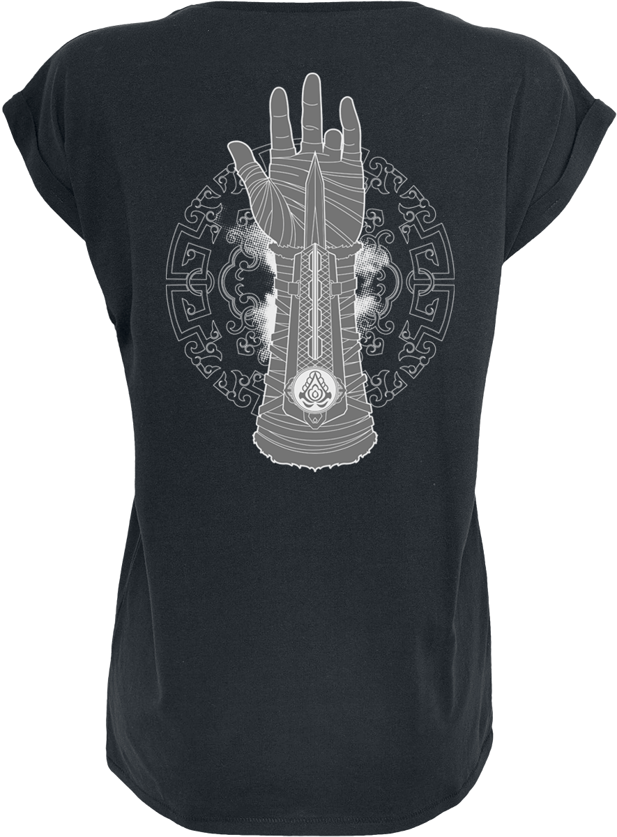 T-Shirt Manches courtes Gaming de Assassin's Creed - Dynasty - Hidden Blade - L - pour Femme - noir - Assassin's Creed - View 2