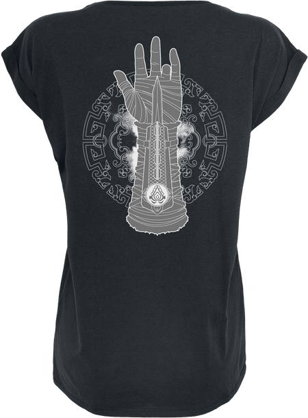 T-Shirt Manches courtes Gaming de Assassin's Creed - Dynasty - Hidden Blade - L - pour Femme - noir - Assassin's Creed - View 2