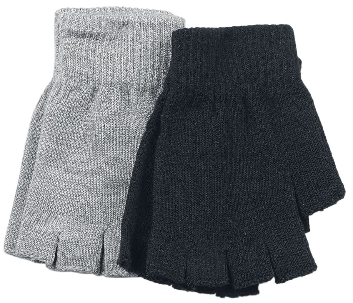 Mitaines  de Black Premium by EMP - Lot de 2 paires de gants - pour Femme - gris/noir - Black Premium by EMP