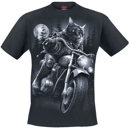 T-Shirt Manches courtes  de Spiral - Nine Lives - S à 4XL - pour Homme - noir - Spiral
