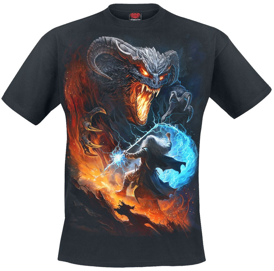 T-Shirt Manches courtes  de Spiral - Infernal Duel - S à 4XL - pour Homme - noir - Spiral