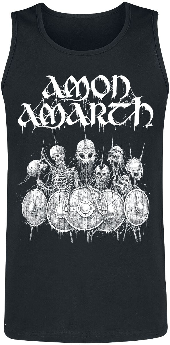 Débardeur  de Amon Amarth - Shieldwall - S à XL - pour Homme - noir - Amon Amarth