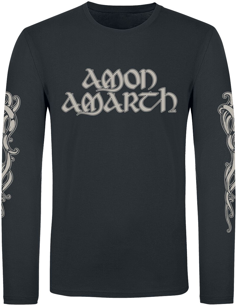 T-shirt manches longues  de Amon Amarth - Horse - S à XXL - pour Homme - noir - Amon Amarth