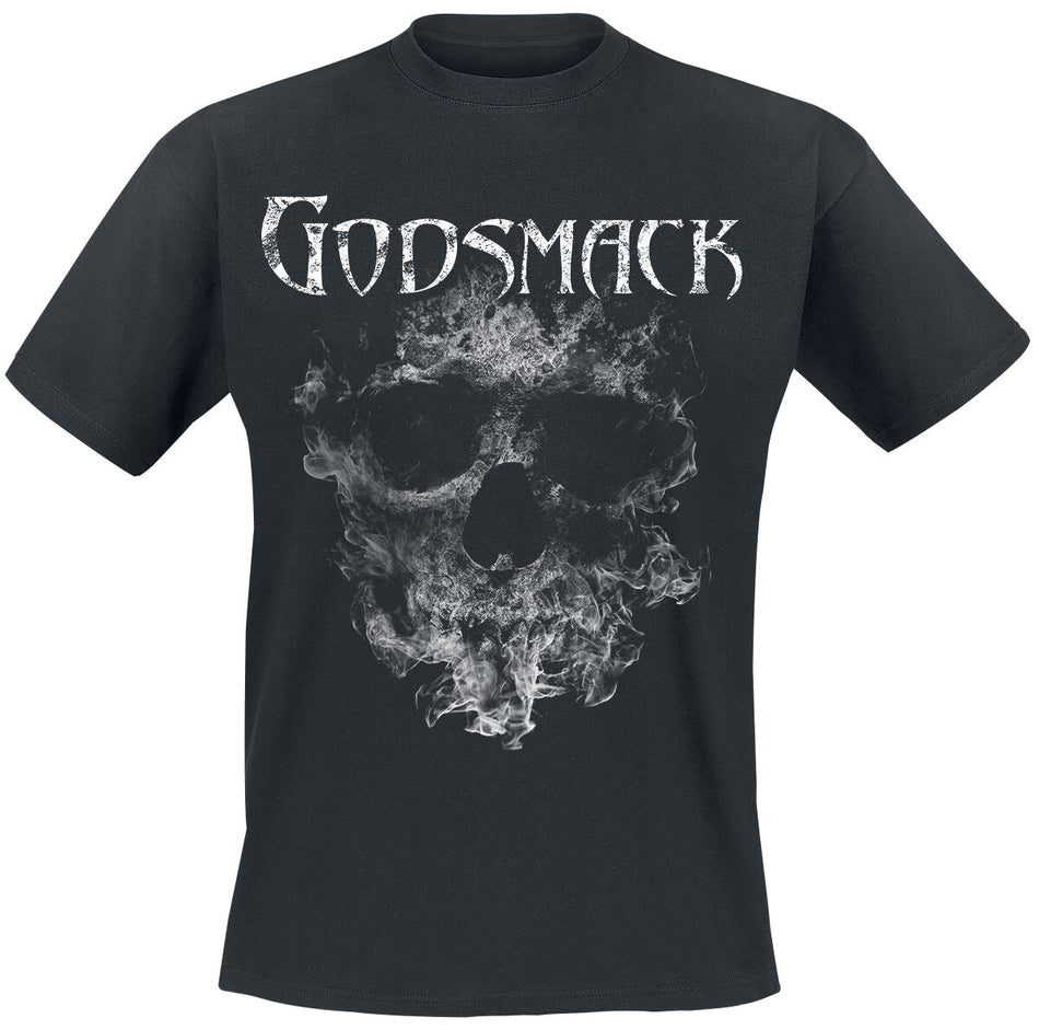 T-Shirt Manches courtes  de Godsmack - Smoking Skull - S à 4XL - pour Homme - noir - Godsmack