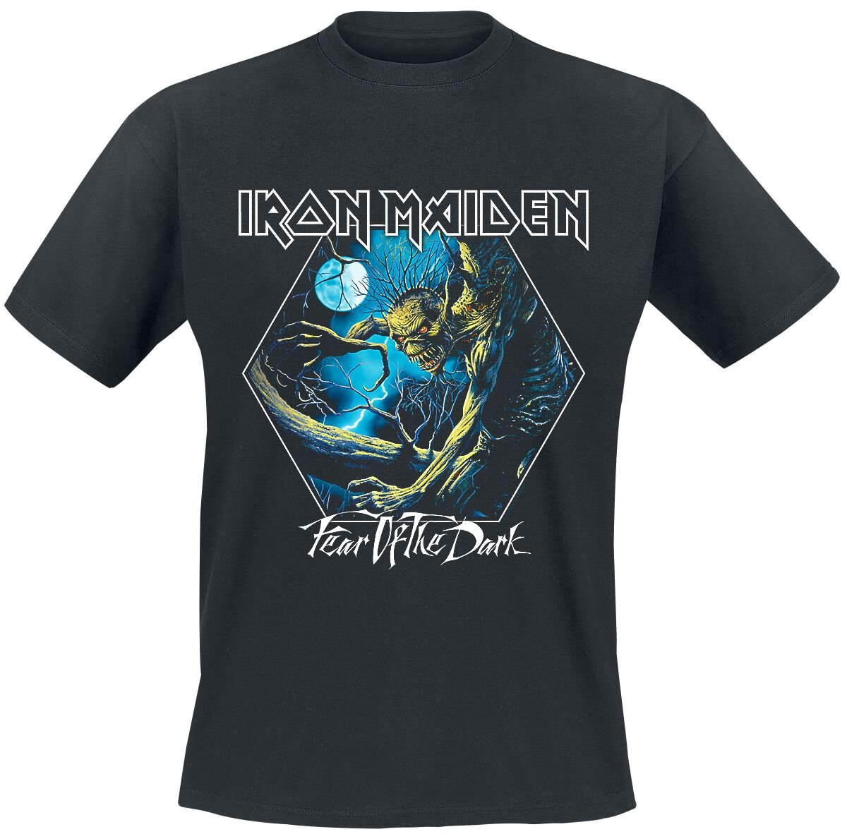T-Shirt Manches courtes  de Iron Maiden - FOTD Hexagon - S à 4XL - pour Homme - noir - Iron Maiden