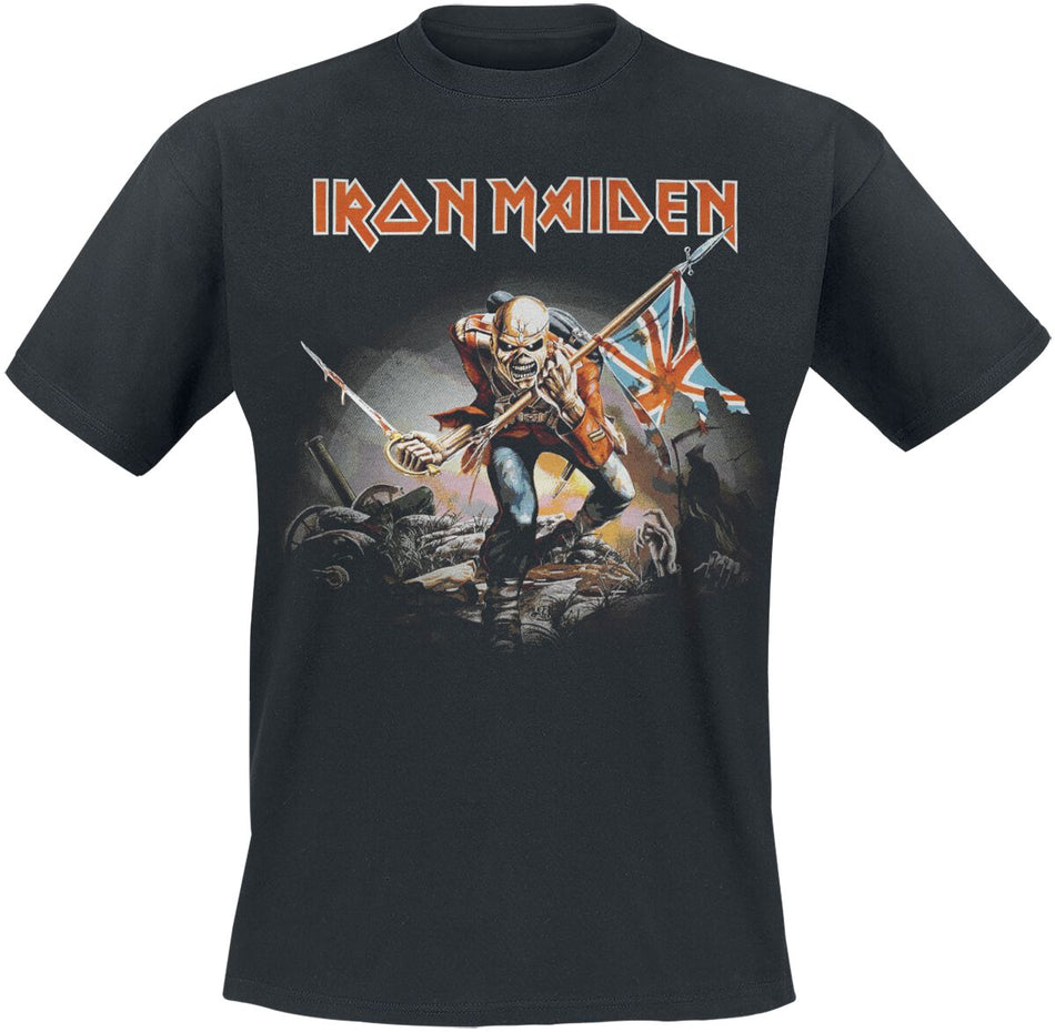 T-Shirt Manches courtes  de Iron Maiden - Trooper - S à 4XL - pour Homme - noir - Iron Maiden