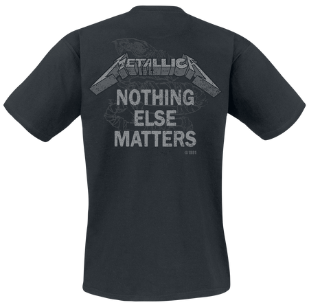 T-Shirt Manches courtes  de Metallica - Nothing else matters - S à XXL - pour Homme - noir - metallica - View 2