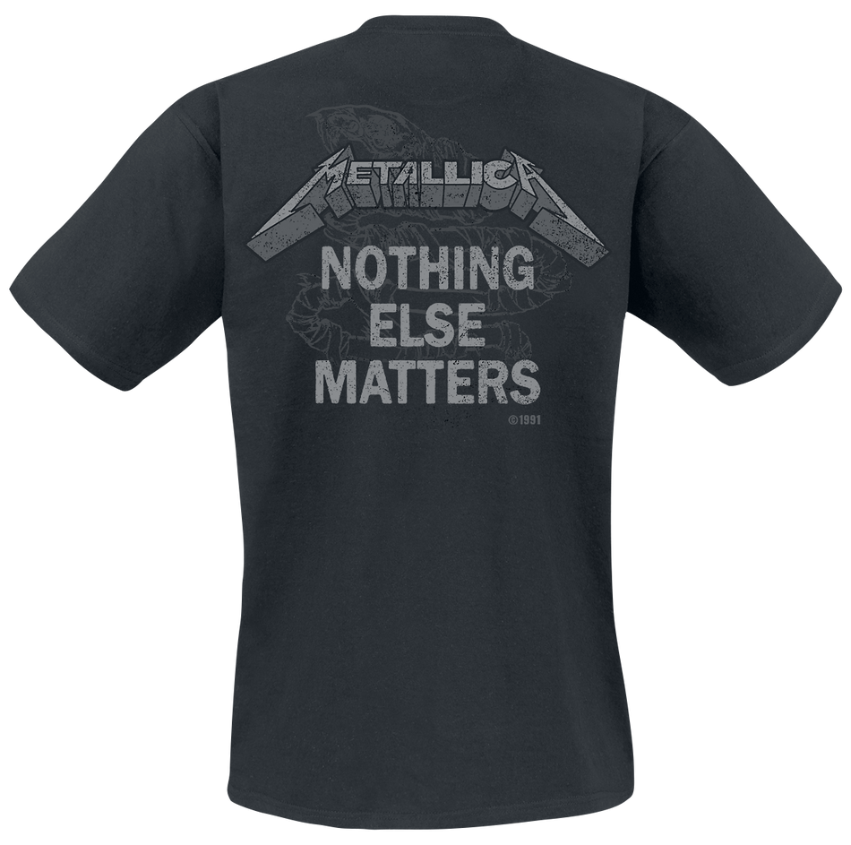 T-Shirt Manches courtes  de Metallica - Nothing else matters - S à XXL - pour Homme - noir - metallica - View 2