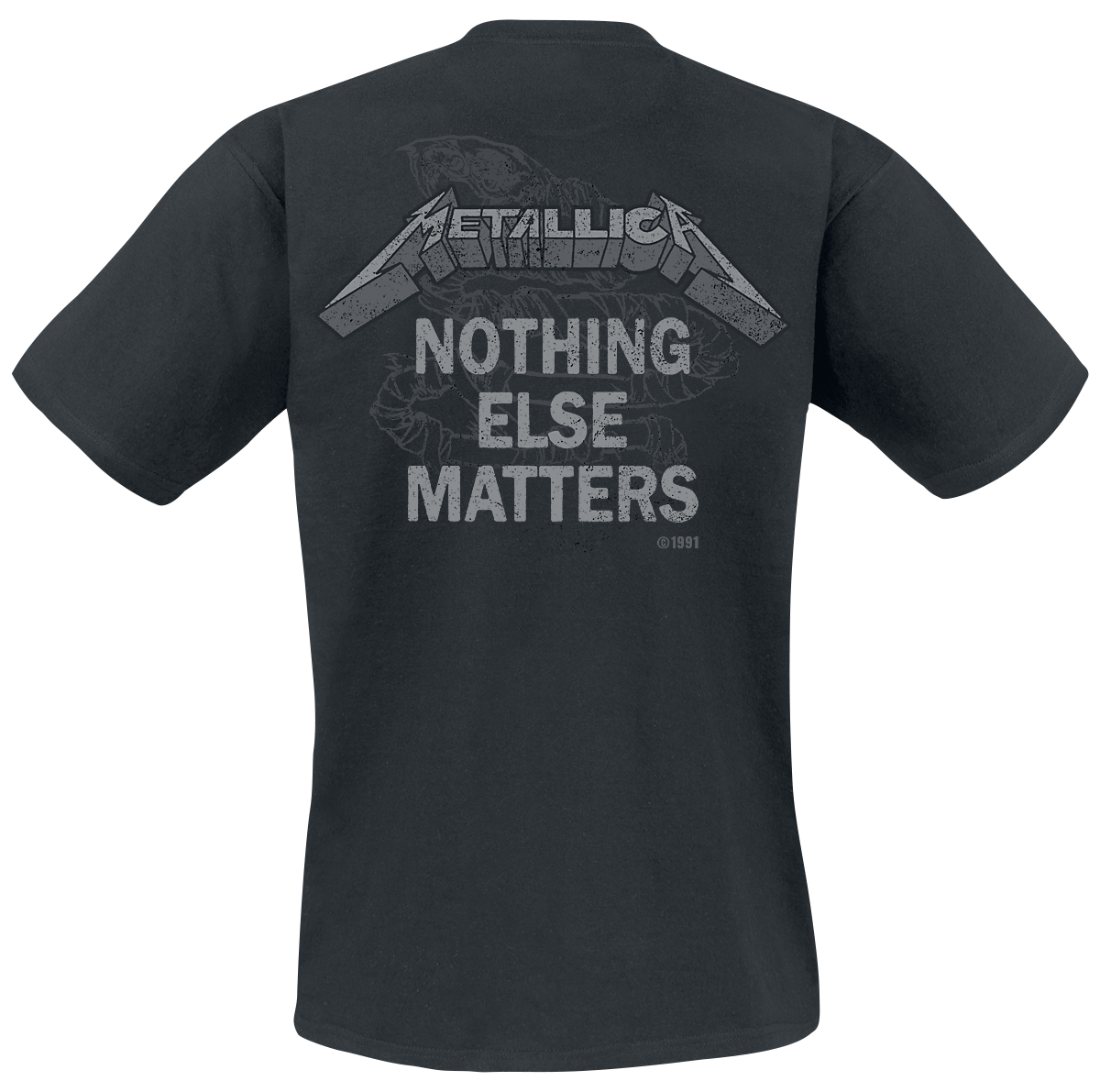 T-Shirt Manches courtes  de Metallica - Nothing else matters - S à XXL - pour Homme - noir - metallica - View 2